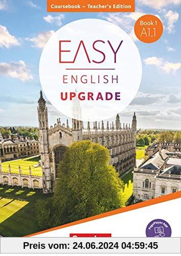 Easy English Upgrade - Englisch für Erwachsene - Book 1: A1.1: Coursebook - Teacher's Edition - Inkl. PagePlayer-App